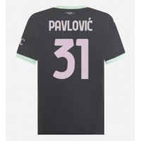 AC Milan Strahinja Pavlovic #31 Tredjetrøje 2024-25 Kortærmet